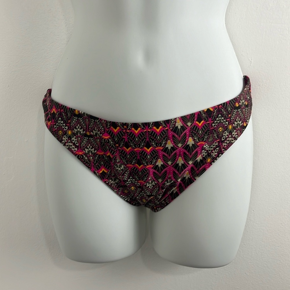 Patagonia Multicolor Patterned Bikini Bottoms - Pink, Black, Yellow